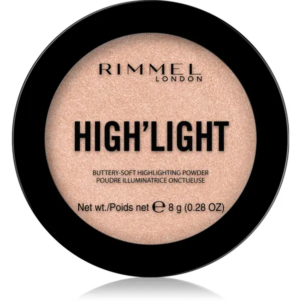 Rimmel High'light Pudra compacta ce ofera luminozitate culoare 002 Candelit 8 g