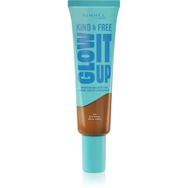 Rimmel Kind & Free Glow It Up machiaj ușor de hidratare culoare 504 Deep Mocha 30 ml