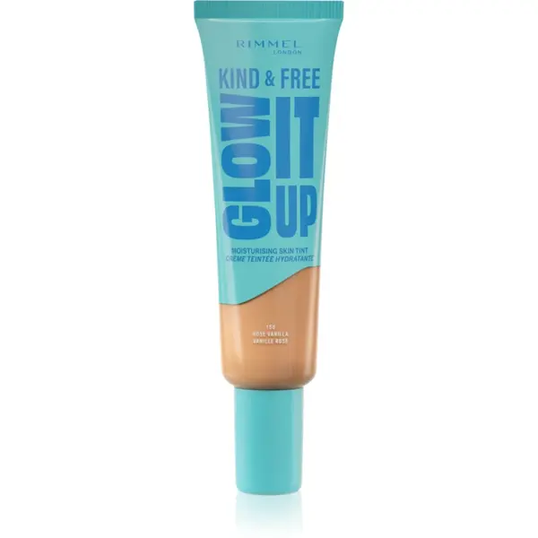 Rimmel Kind & Free Glow It Up machiaj ușor de hidratare culoare 150 Rose Vanilla 30 ml