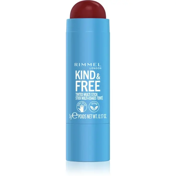 Rimmel Kind & Free machiaj multifuncțional pentru ochi, buze și față culoare 005 Berry Sweet 5 g