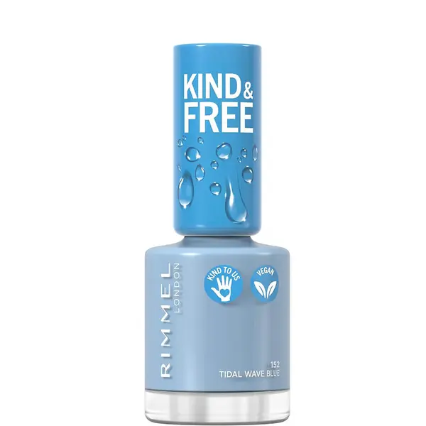 Rimmel Kind & Free Nail Polish 8ml - 152 Tidal Wave Blue