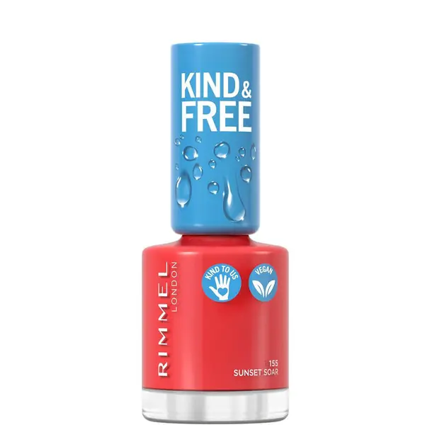 Rimmel Kind & Free Nail Polish 8ml - 155 Sunset Soar