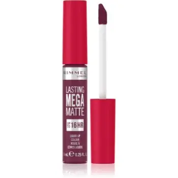Rimmel Lasting Mega Matte ruj lichid mat, cu textură lejeră 16 de ore
