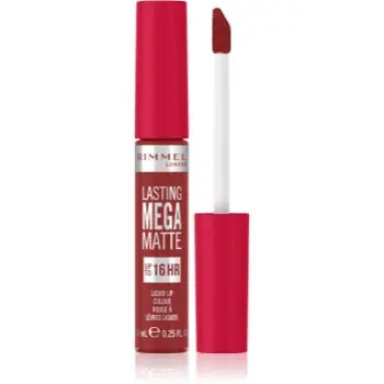 Rimmel Lasting Mega Matte ruj lichid mat, cu textură lejeră 16 de ore