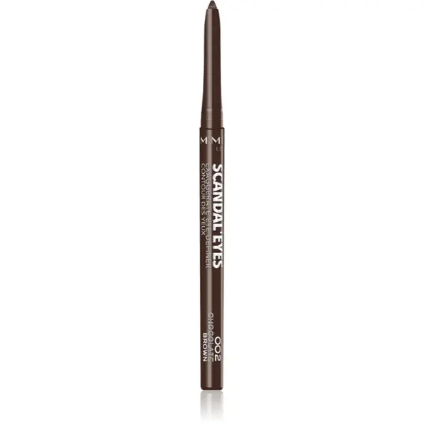 Rimmel Scandal'Eyes dermatograf automat culoare 002 Chocolate Brown 0.35 g
