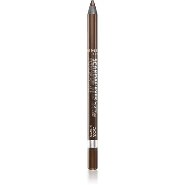 Rimmel Scandal'Eyes Khôl Kajal creion dermatograf waterproof culoare 003 Brown 1.3 g