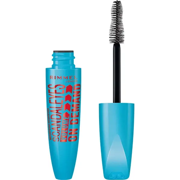 Rimmel ScandalEyes Volume On Demand mascara rezistent la apă, pentru volum culoare 001 Black 12 ml