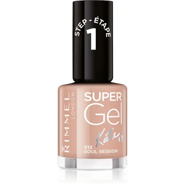 Rimmel Super Gel By Kate gel de unghii fara utilizarea UV sau lampa LED culoare 012 Soul Session 12 ml