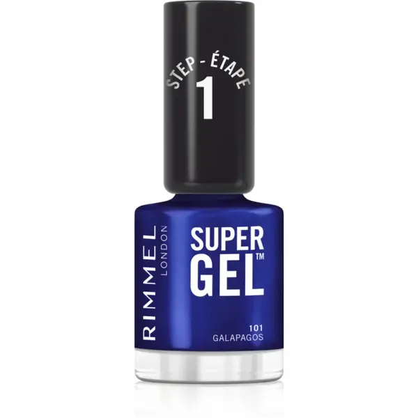 Rimmel Super Gel gel de unghii fara utilizarea UV sau lampa LED culoare 101 Galapagos 12 ml