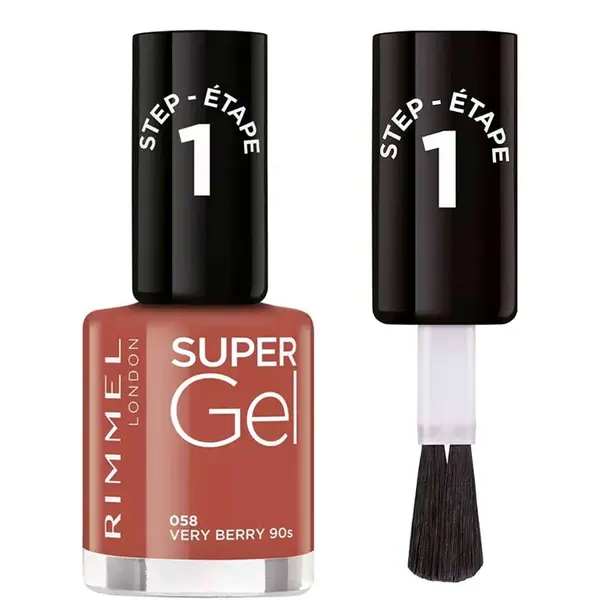 Rimmel Super Gel Nail Polish 12ml – 058 Very Berry
