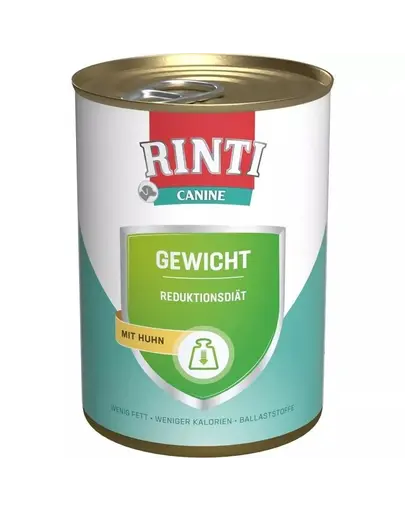 RINTI Canine Weight chicken 400 g controlul greutatii cainilor, cu pui