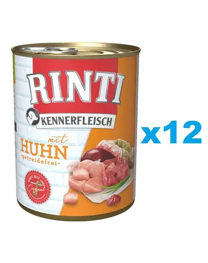 RINTI Kennerfleisch Chicken pui 12x400 g hrana caini