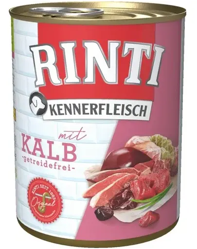 RINTI Kennerfleisch Hrana umeda pentru caini de toate rasele, cu muschi de vitel si organe 400gr