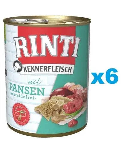 RINTI Kennerfleisch Rumen cu rumen 6x400 g hrana caini