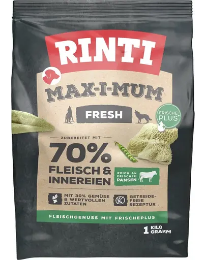 RINTI MAX-I-MUM Rumen hrana uscata pentru caini adulti, cu rumen 1 kg