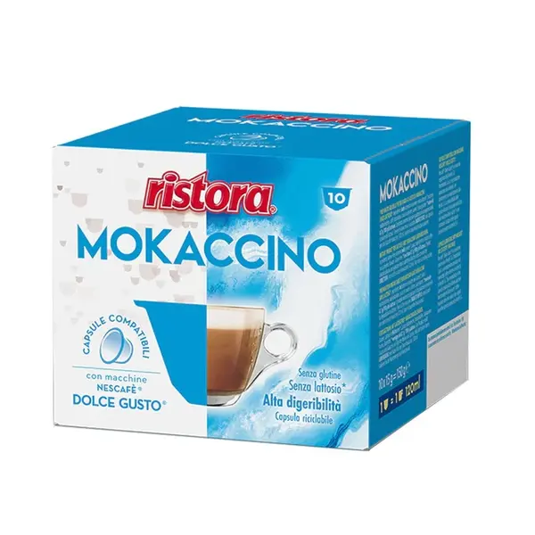 Ristora Mokaccino capsule compatibile Dolce Gusto cutie 10 buc