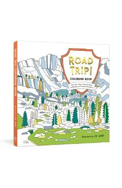 Road Trip! Coloring Book: Color Your Way to National Parks, Landmarks, and Roadside Attractions: A Coloring Book - Potter Gift