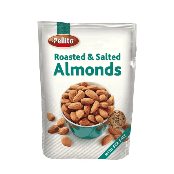 Roasted and salted almonds 100 gr