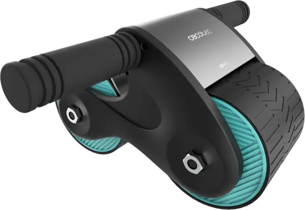 roata abdominala cu revenire cecotec drumfit ab fit, covoras antialunecare inclus