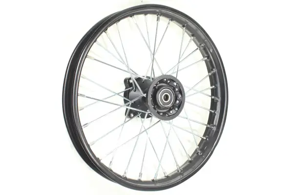 Roata completa cross 110-125cc, dimensiuni 1.4x14 , butuc model nou, culoare negru