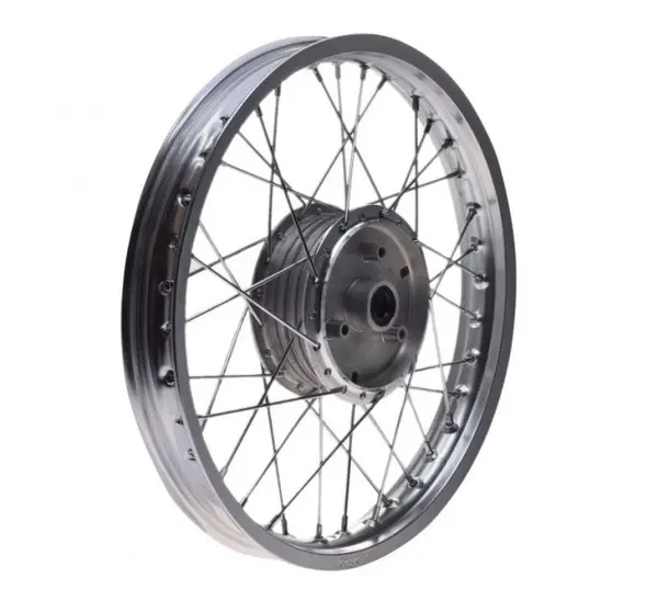 Roata completa Simson S51 16 x1,60, culoare argintiu