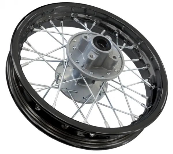 Roata completa spate cu spite 16 x1.85, diametru gaura pinion 67mm, pentru cross 150 cc