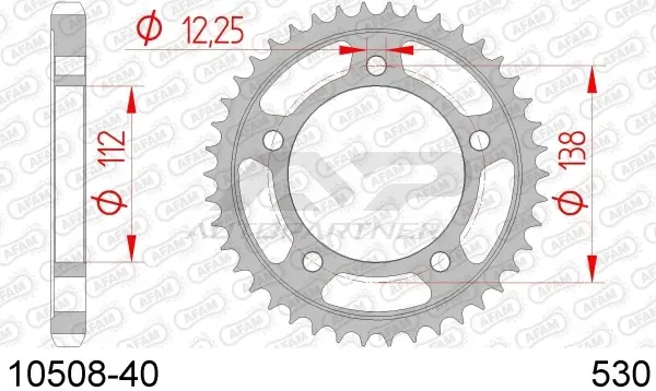Roata dintata AFAM 10508-40