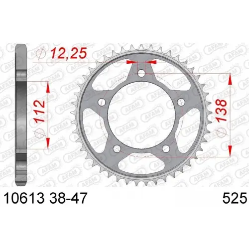Roata dintata AFAM 10613-38