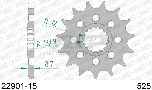 Roata dintata AFAM 22901-15
