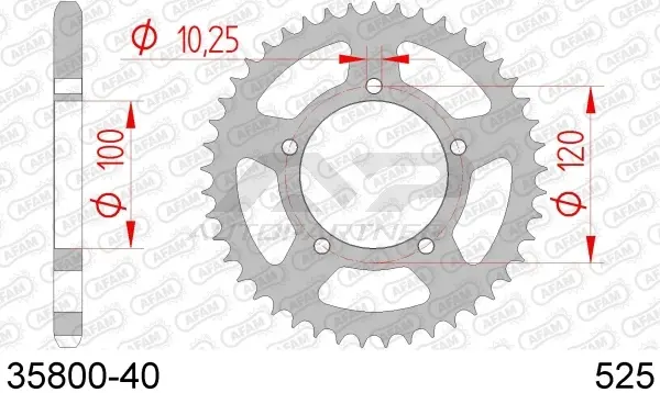 Roata dintata AFAM 35800-40