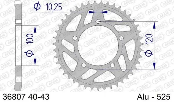 Roata dintata AFAM 36807-41