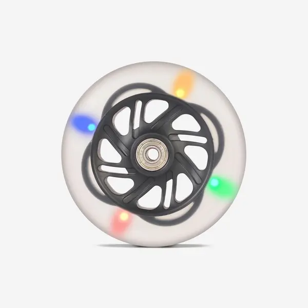 Roată luminoasă 125 mm Negru