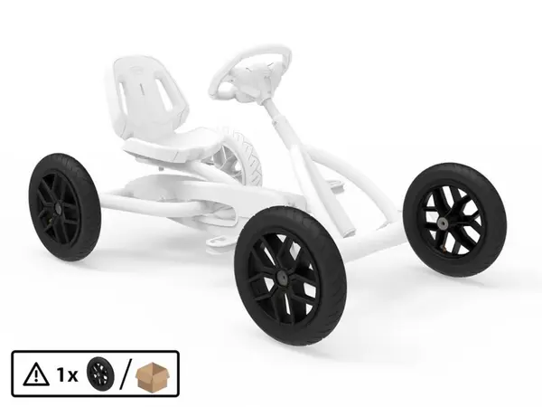 Roata pentru Kart, neagra 12,5x2,25 - slick