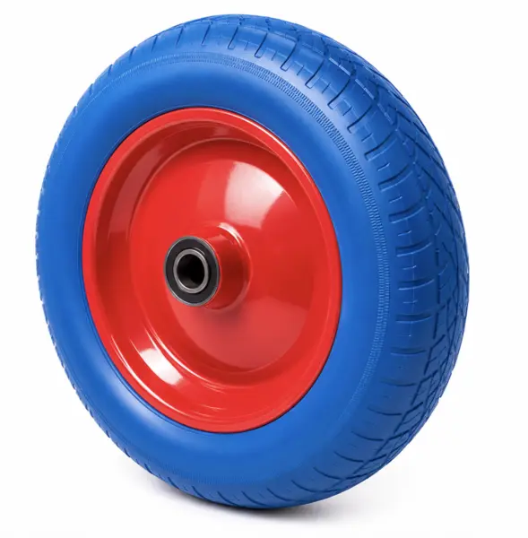 Roata pentru roaba SPUMA 400 8 de 14 inch albastru+ROSU MX863