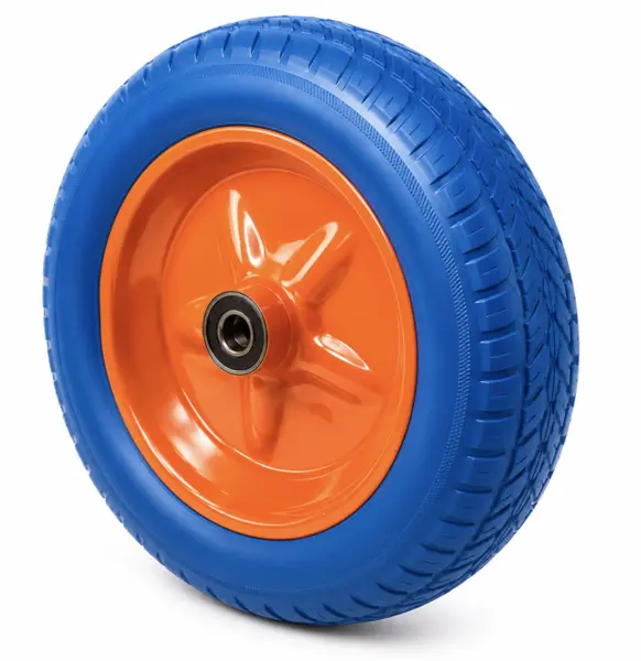 Roata pentru roaba SPUMA 400 8 de 20 inch albastru+portocaliu MX862