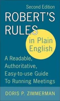 Robert's Rules in Plain English, Paperback/Doris P. Zimmerman
