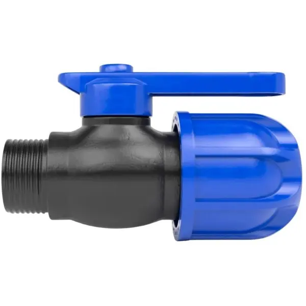 Robinet Apa PEHD 32 mm x 1 inch, Filet Exterior, Z-tools