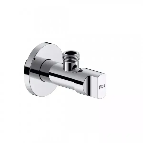 Robinet coltar Roca Aqua A525164400, conexiune alimentare 1/2 inch, conexiune iesire 3/8 inch, ceramic, Crom