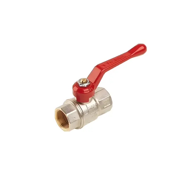 Robinet cu sfera pentru apa Uragano F/F 1'' cu maneta rosie