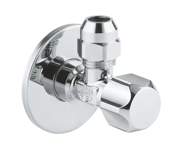 Robinet cu ventil Grohe 22031000, 1/2'' x 3/8'', fara marcaj, Argintiu