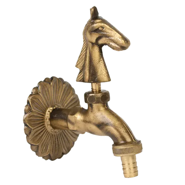 Robinet decorativ 1/2", dublu serviciu din alama si finisaj Cal