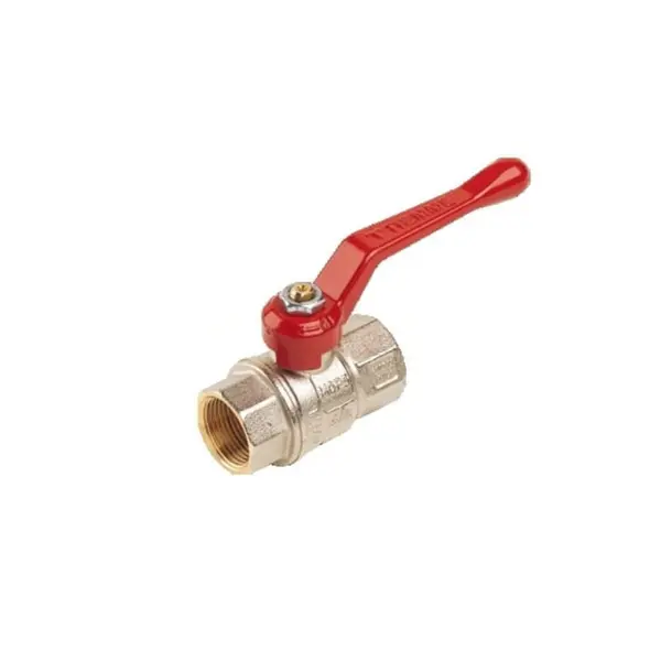Robinet sfera pentru apa Uragano F/F 3/4'' cu maneta rosie