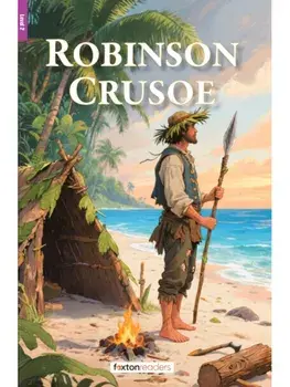 Robinson Crusoe - Foxton Reader Level-2 (600 Headwords A2/B1) with free online AUDIO, Paperback/Danie Defoe