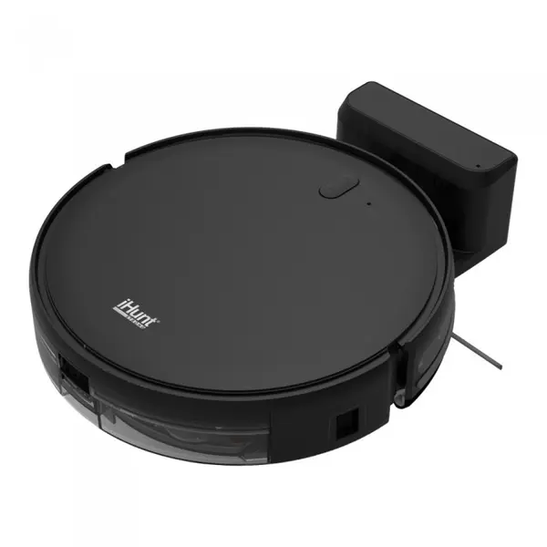 Robot aspirare iHunt Robo Clean V3, Wi-Fi, iHunt Home APP, Curatare Umeda si Uscata, Multisuprafete, Navigare Laser, Mapare Laser, Smart Memory, 3-in-1
