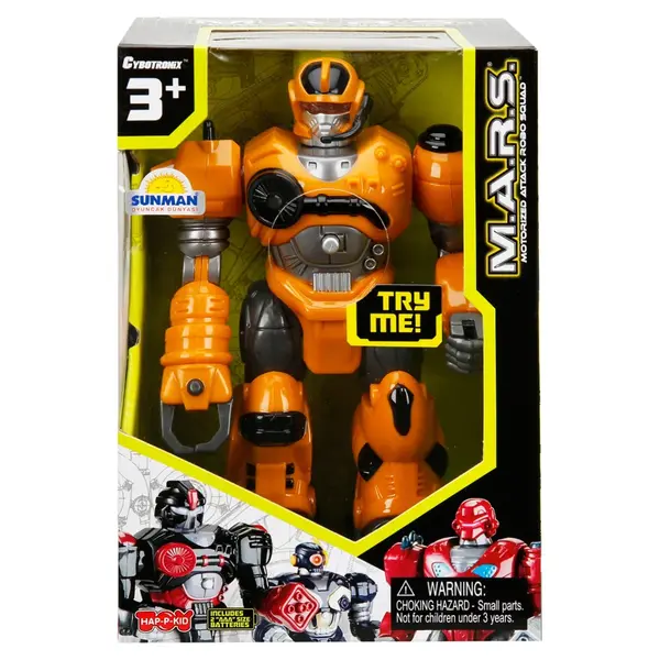 Robot cu functii, Happy Kid, M.A.R.S. 17 cm, Portocaliu