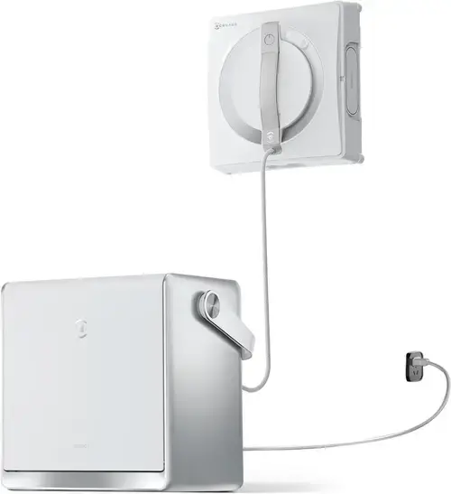 Robot curatare geamuri Ecovacs WINBOT W2 PRO OMNI, 2800Pa, WIN-SLAM 4.0, 12-Tier All-round Protection, Autonomie 110 minute, 126 W (Alb)
