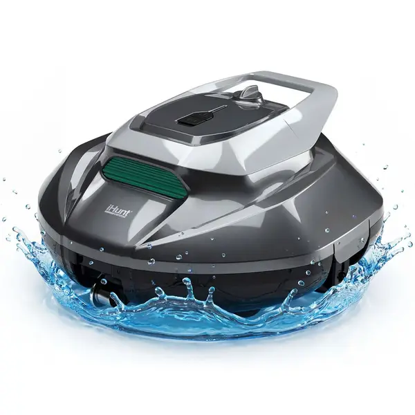 Robot Curatare Piscina iHunt BRO Robo Pool Cleaner P5, Autonomie 90 Min, Piscine pana la 79m ², Auto-Docking, Anti-Coliziune, Auto-Submerge Start