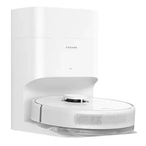 Robot de aspirare cu mop Dreame D10 Plus Gen 2 RLD32GD, mop rotativ, statie automata de golire 4 l, 6000Pa, rezervor praf 0.57 l, rezervor apa 0.235l, baterie 5200mAh (Alb)