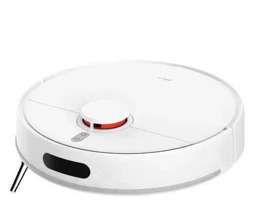 Robot de aspirare Xiaomi H40 BHR07XBEU, 10000Pa, 5200mAh, aspirare&spalare simultana, autonomie pana la 180 de minute, capacitate recipient praf 350 ml si sac de colectare de 4L in statia de golire automata, sistem de navigatie LDS (Alb)