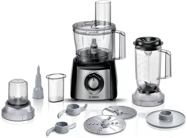 Robot de bucătărie Bosch - MultiTalent 3 MCM3501M, 800 W, 2.3l, negru